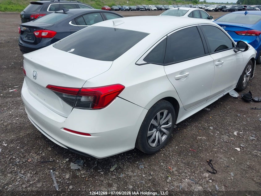 Vin: 2hgfe2f26nh114136, lot: 3044390, honda civic 20224