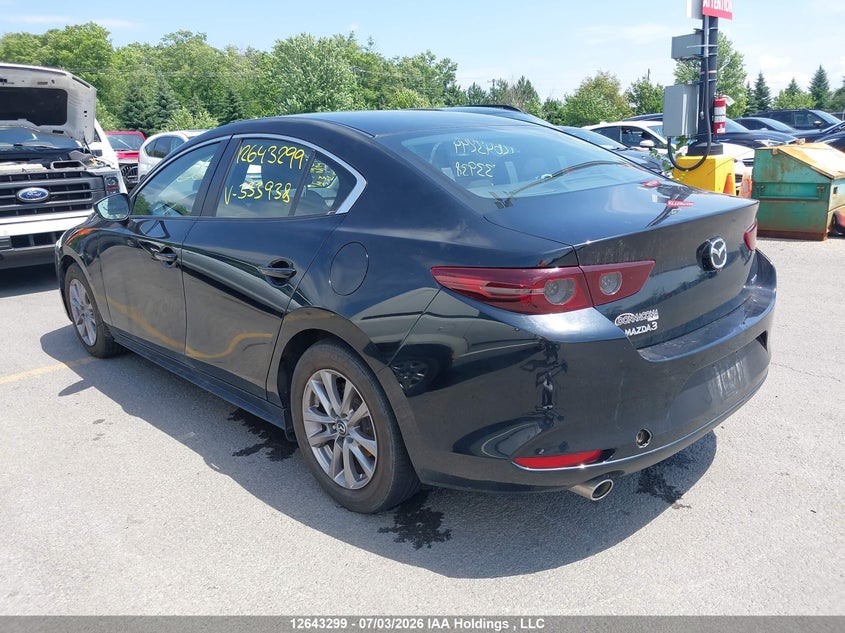 Vin: jm1bpab78m1333938, lot: 3044420, mazda mazda3 gx 20213