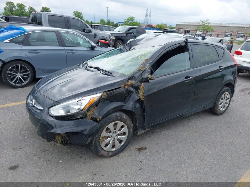 2016 Hyundai Accent, Переворот, IAAI, VIN KMHCT5AE2GU262970 — фото 2