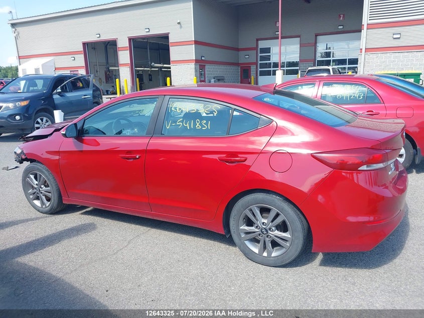 2018 Hyundai Elantra Sel/Value/Limited VIN: KMHD84LF7JU541831 Lot: 12643325