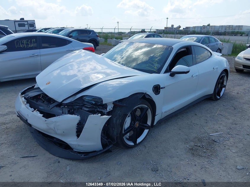 2020 Porsche Taycan, Front, IAAI, VIN WP0AB2Y14LSA54291 — photo 2
