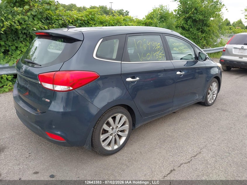Vin: knahu8a39e7014585, lot: 3044509, kia rondo 20144
