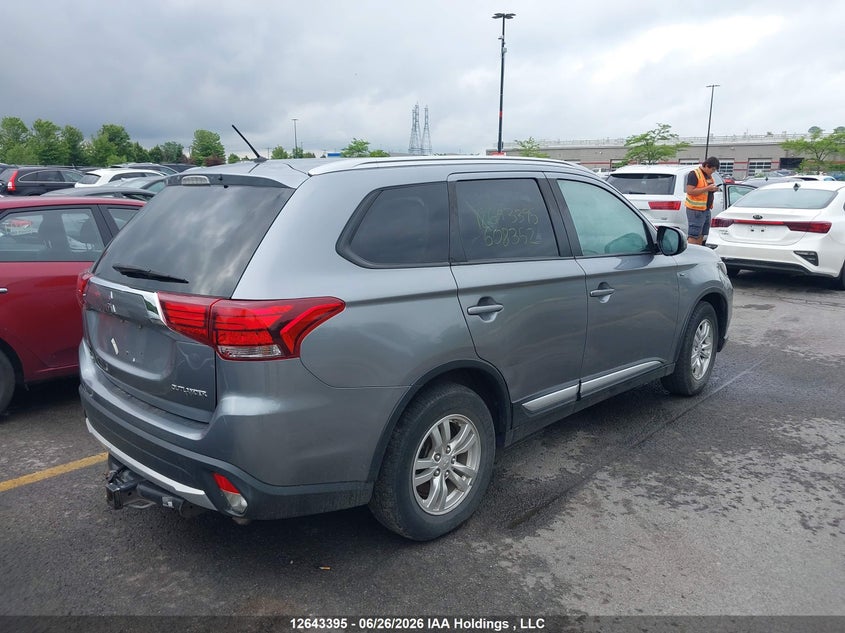 Vin: ja4jz3ax2gz608352, lot: 3044523, mitsubishi outlander 20164