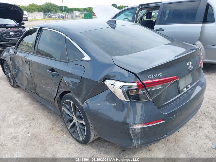 Vin: 2hgfe1f95rh002957, lot: 3044524, honda civic touring 20243