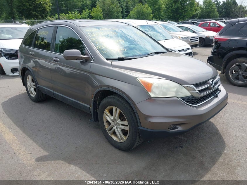 2010 Honda Cr-V Ex, Structural, IAAI, VIN 5J6RE4H54AL802299 — photo 2