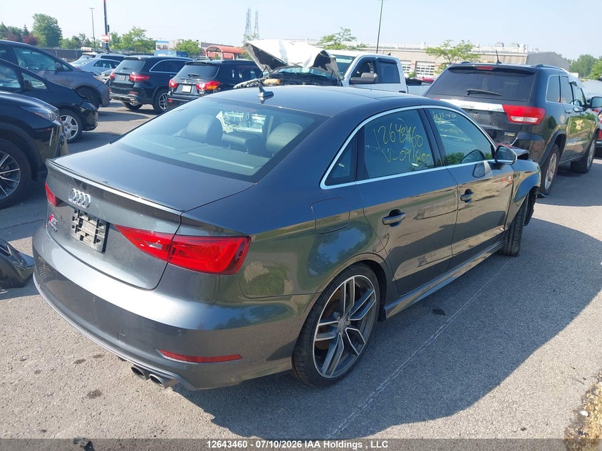 Vin: wauf1gff5g1091800, lot: 3044596, audi s3 20164