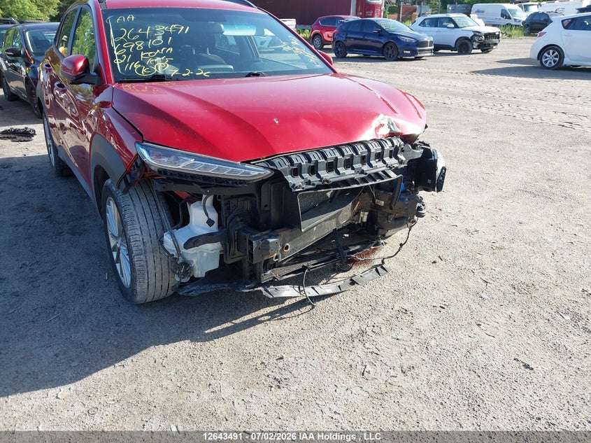 2021 Hyundai Kona Sel VIN: KM8K2CAA0MU698101 Lot: 12643491