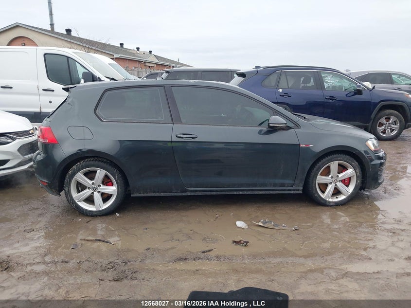 2015 Volkswagen Golf Gti 3-Door Performance VIN: 3VWY47AU7FM068638 Lot: 12568027X