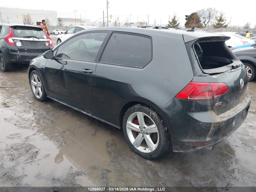 2015 Volkswagen Golf Gti 3-Door Performance VIN: 3VWY47AU7FM068638 Lot: 12568027X
