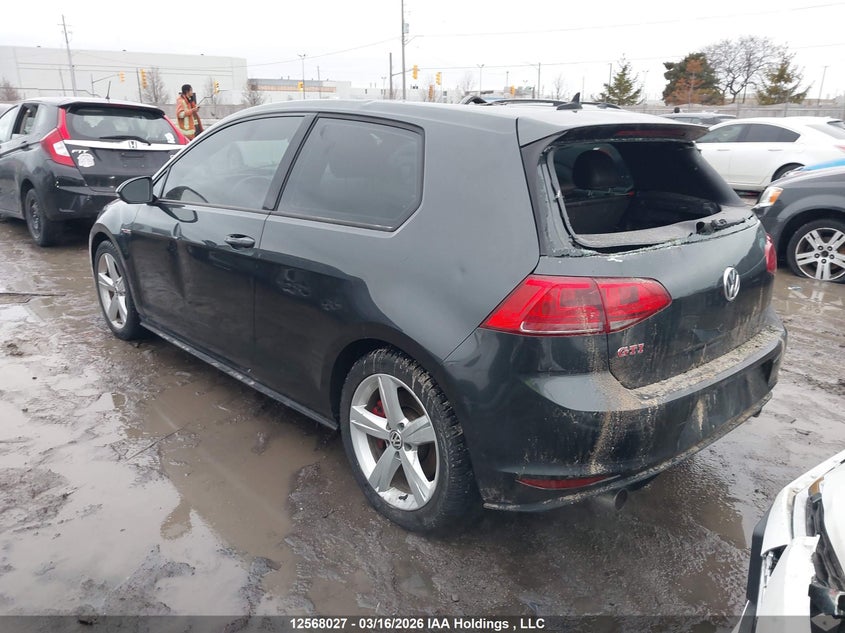 2015 Volkswagen Golf Gti 3-Door Performance VIN: 3VWY47AU7FM068638 Lot: 12568027X