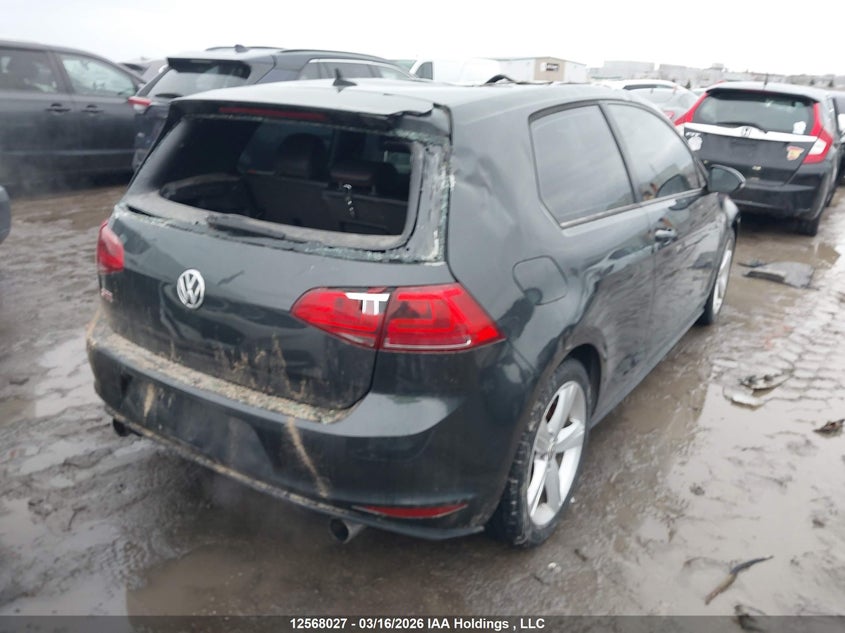 2015 Volkswagen Golf Gti 3-Door Performance VIN: 3VWY47AU7FM068638 Lot: 12568027X