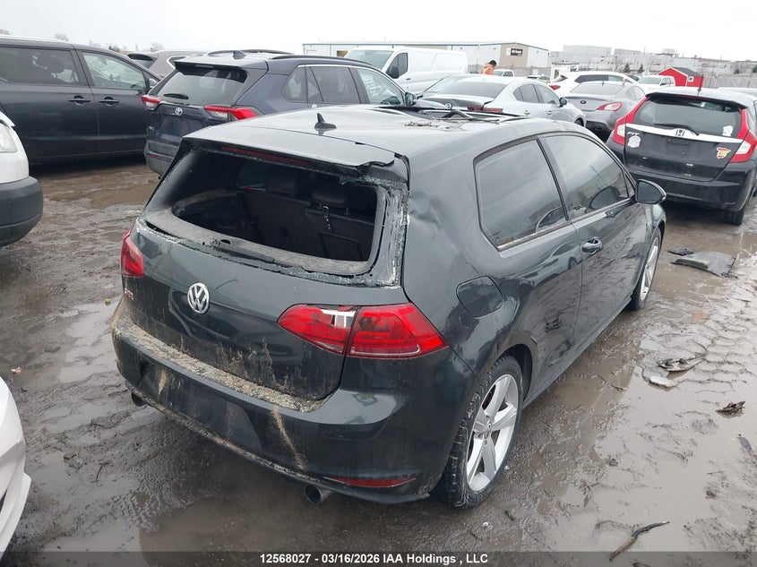 2015 Volkswagen Golf Gti 3-Door Performance VIN: 3VWY47AU7FM068638 Lot: 12568027X