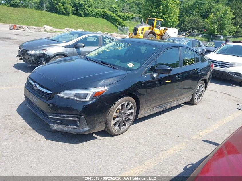 Vin: 4s3gkag68n3600392, lot: 3044667, subaru impreza sport with eyesight 4-door 20222