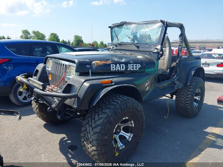 1995 Jeep Wrangler, По колу, IAAI, VIN 1J4FY49S7SP231576 — фото 2