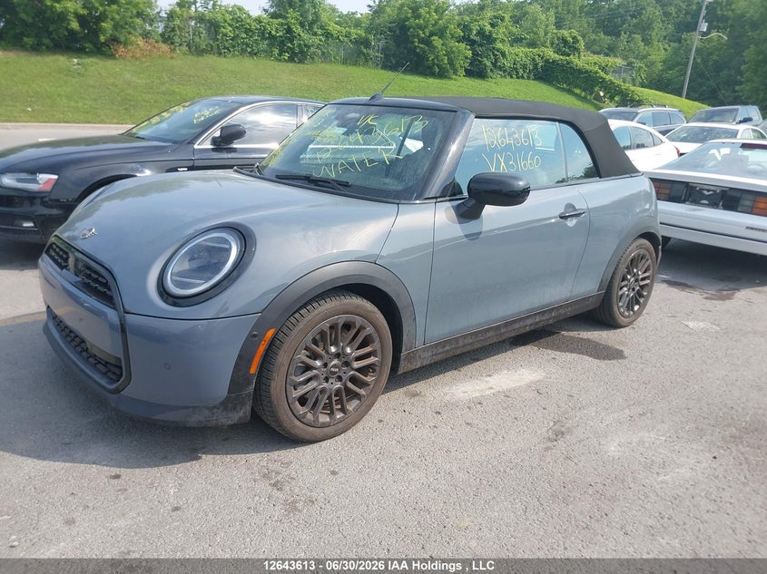 Vin: wmw13gx04s2x31660, lot: 3044762, mini convertible cooper c 20252