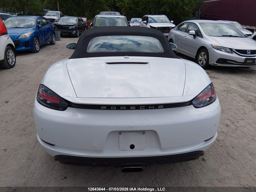 2018 Porsche 718 Boxster VIN: WP0CA2A82JS211006 Lot: 12643644