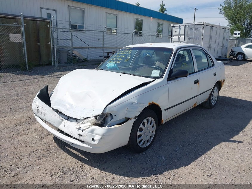 1998 Toyota Corolla, Front, IAAI, VIN 2T1BR12EXWC707702 — photo 2