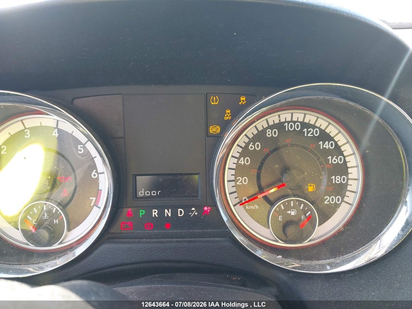 2015 DODGE CARAVAN VAN 3.6L V6 FI DOHC 24V NF4
