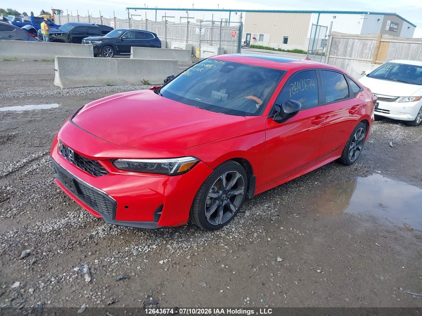 Vin: 2hgfe4f88th006243, lot: 3044826, honda civic 20262