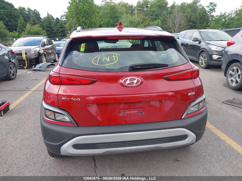 2023 Hyundai Kona Essential Awd VIN: KM8K1CAB2PU012320 Lot: 12643675
