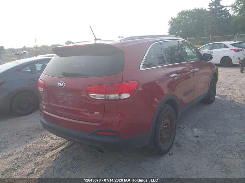 Vin: 5xypg4a37gg172749, lot: 3044830, kia sorento 20164