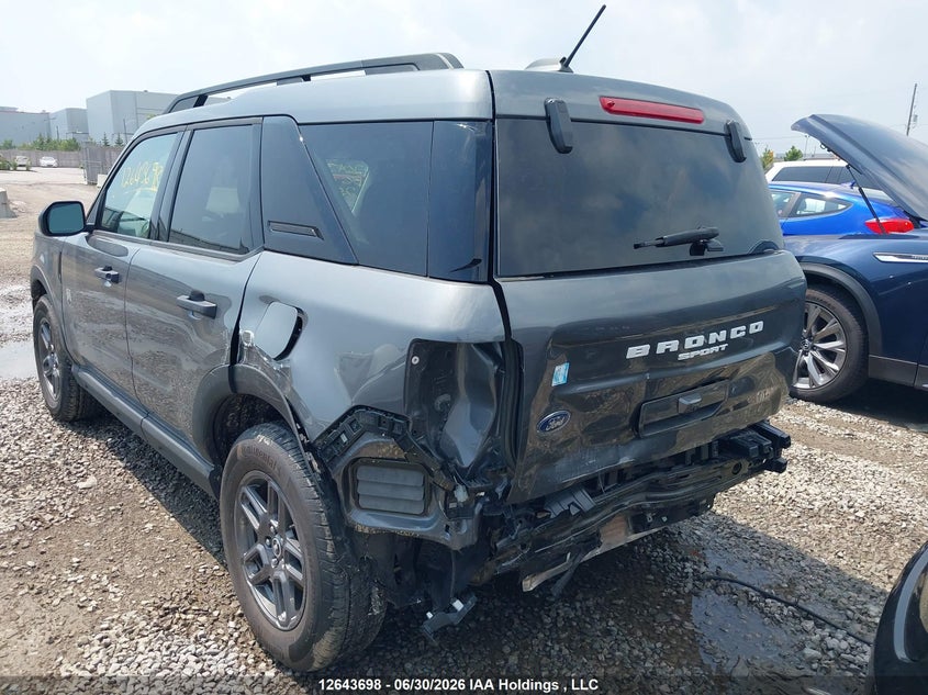 2025 Ford Bronco Sport VIN: 3FMCR9BN2SRE67015 Lot: 12643698