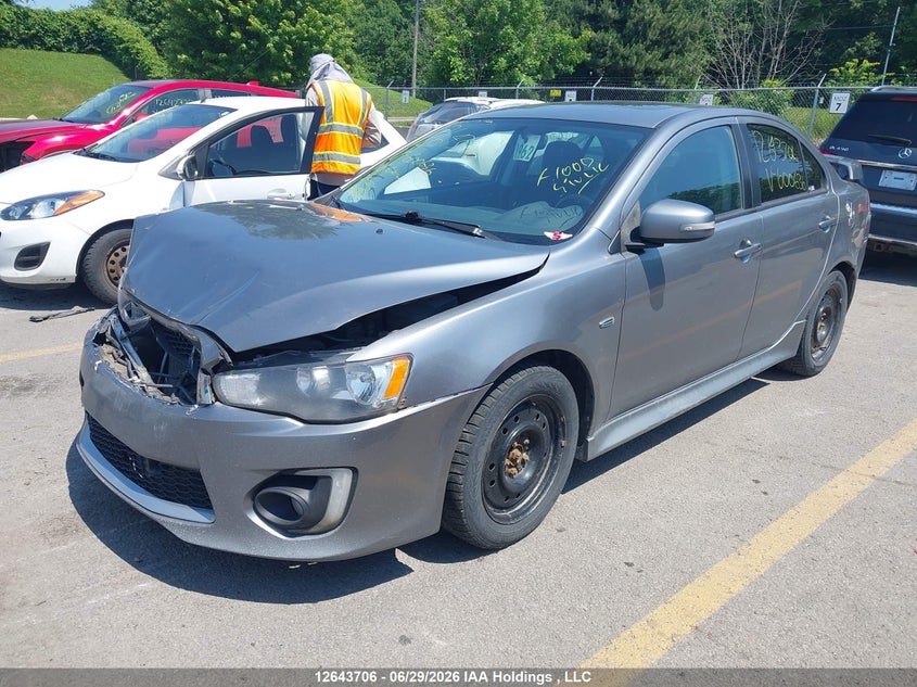 Vin: ja32u2fu2gu600636, lot: 3044858, mitsubishi lancer es/se ltd 20162
