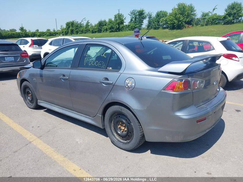 Vin: ja32u2fu2gu600636, lot: 3044858, mitsubishi lancer es/se ltd 20163
