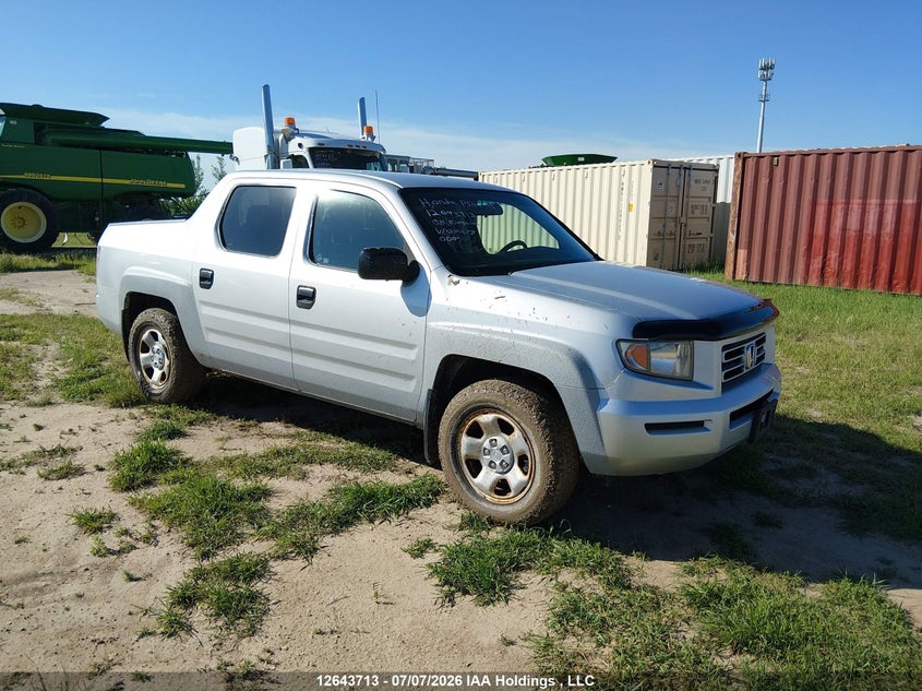 2008 Honda Ridgeline Rts, Силовая структура, IAAI, VIN 2HJYK16478H001677