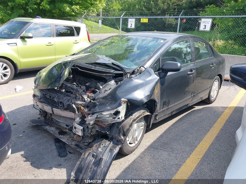 2011 Honda Civic, Front, IAAI, VIN 2HGFA1F40BH100932 — photo 2