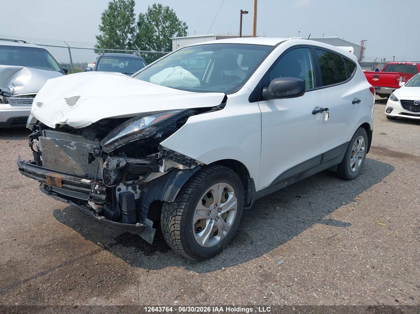 2014 Hyundai Tucson, Удар спереду, IAAI, VIN KM8JTCAF7EU912703 — фото 2