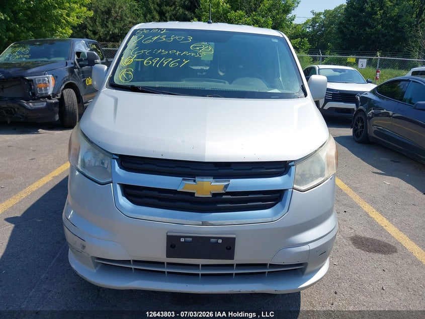 2016 CHEVROLET CITY EXPRESS VAN 2.0L H4 FI DOHC 16V NF4