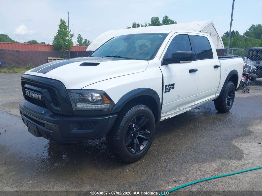 2021 RAM 1500, Left Side, IAAI, VIN 1C6RR7LG6MS589233 — photo 2