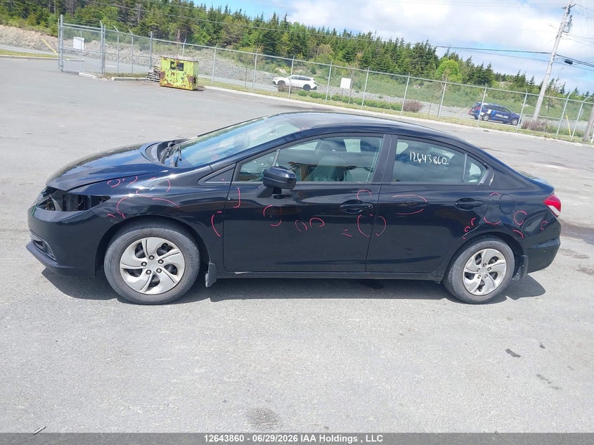 2014 HONDA CIVIC SEDAN 1.8L I-4 VVT, 143HP