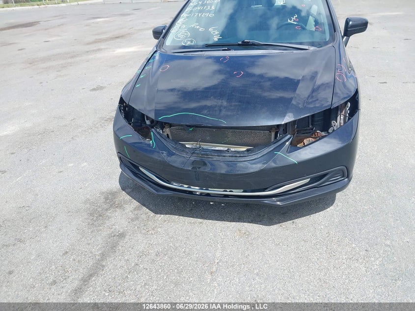 2014 HONDA CIVIC SEDAN 1.8L I-4 VVT, 143HP