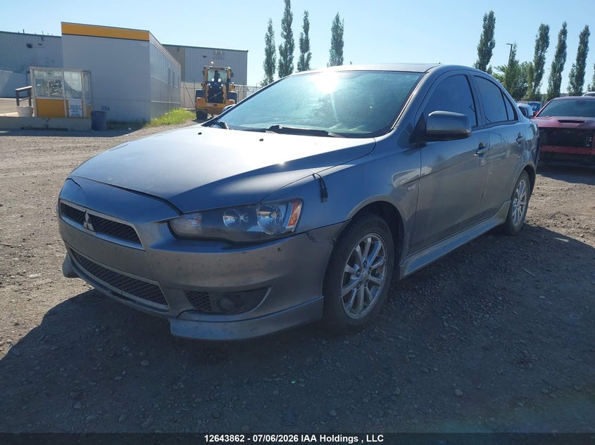 2014 Mitsubishi Lancer, Rear, IAAI, VIN JA32U2FU3EU605566 — photo 2