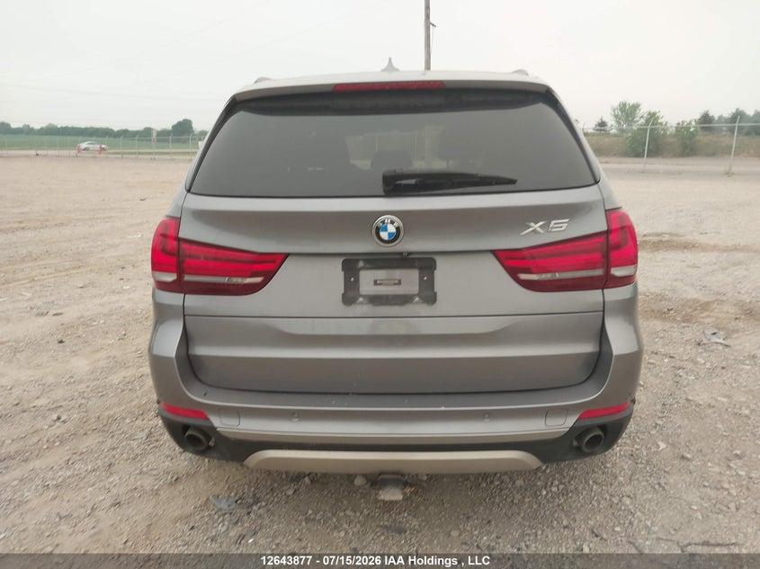 2015 BMW X5 SPORT UTILITY VEHICLE 3.0L I-6 DI, DOHC, VVT, TURBO, 300HP