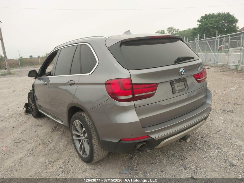 2015 BMW X5 SPORT UTILITY VEHICLE 3.0L I-6 DI, DOHC, VVT, TURBO, 300HP