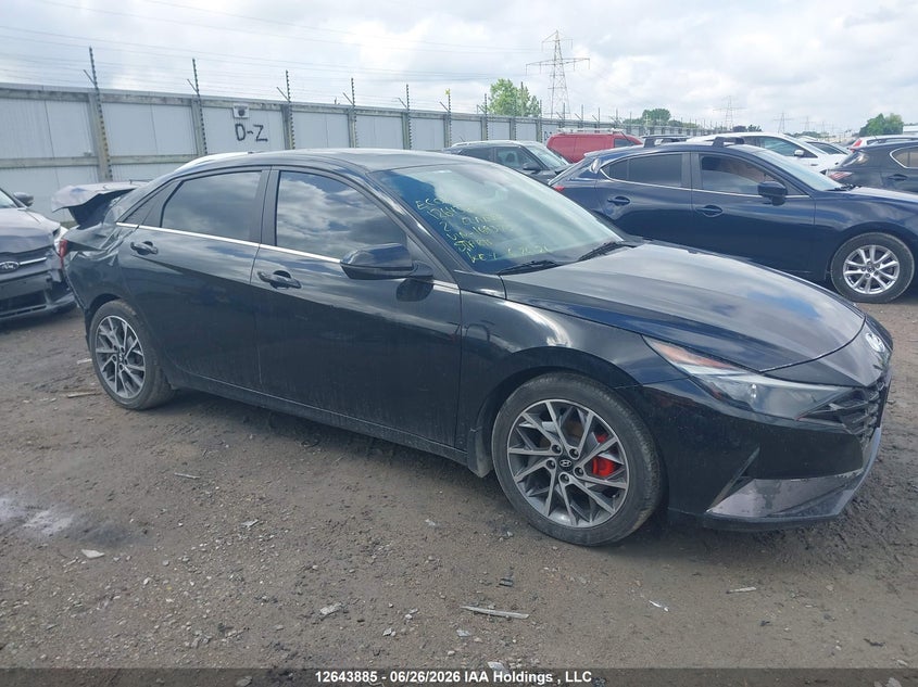 Vin: kmhln4ag3mu169375, lot: 3045044, hyundai elantra ultimate ivt with two-tone interior 2021 img_1
