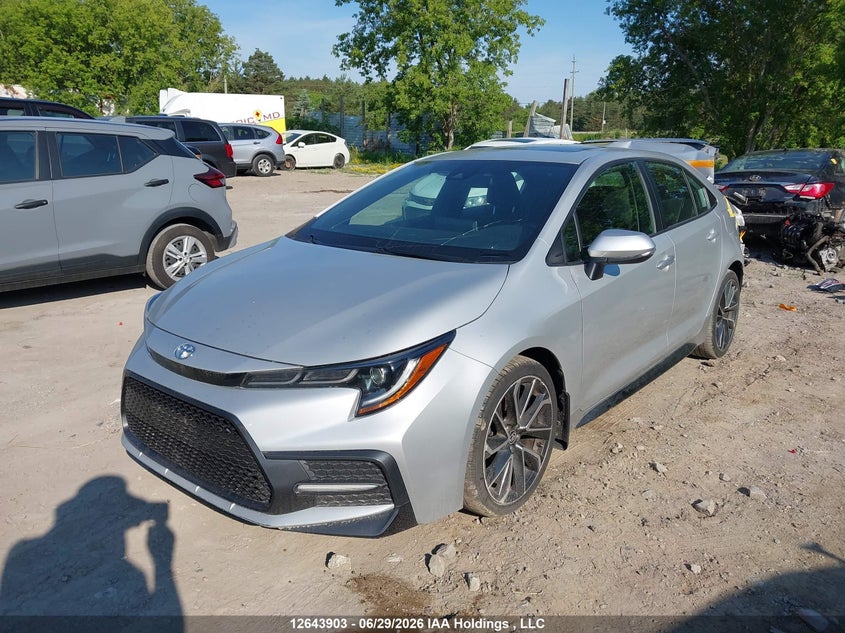 2020 Toyota Corolla, Удар сзади, IAAI, VIN 5YFB4RBE8LP001692 — фото 2