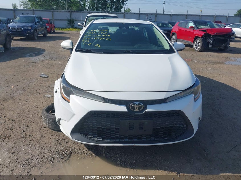 2020 Toyota Corolla L VIN: 5YFBPRBE4LP078485 Lot: 12643912