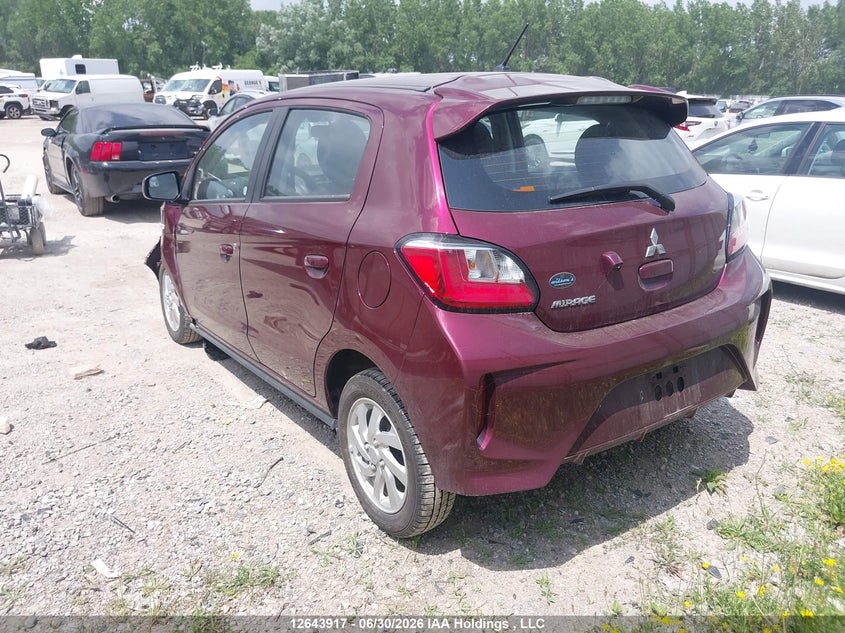 Vin: ml32auhj0rh015819, lot: 3045076, mitsubishi mirage 20243