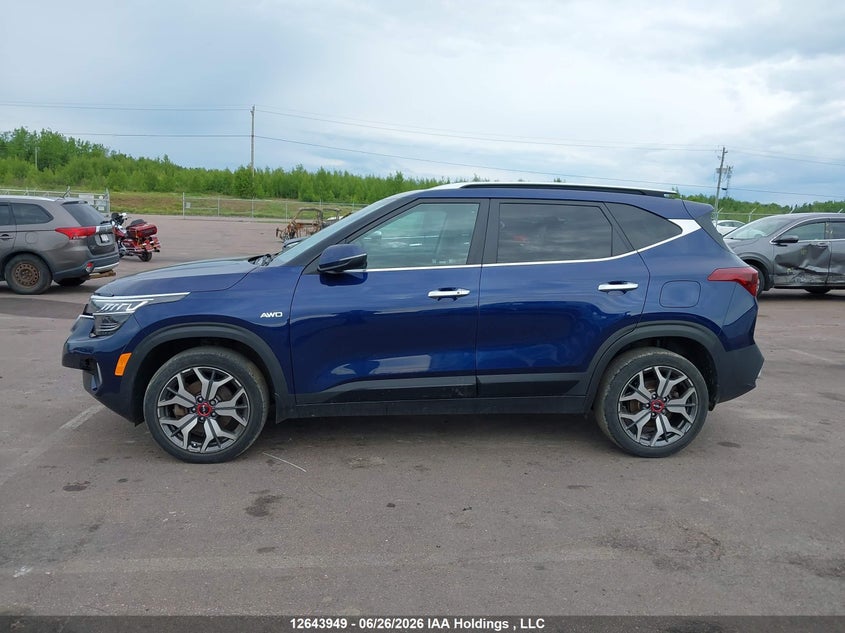 2022 Kia Seltos Sx Turbo W/Black Interior/Sx Turbo W/Burgundy Interior VIN: KNDETCA24N7264013 Lot: 12643949