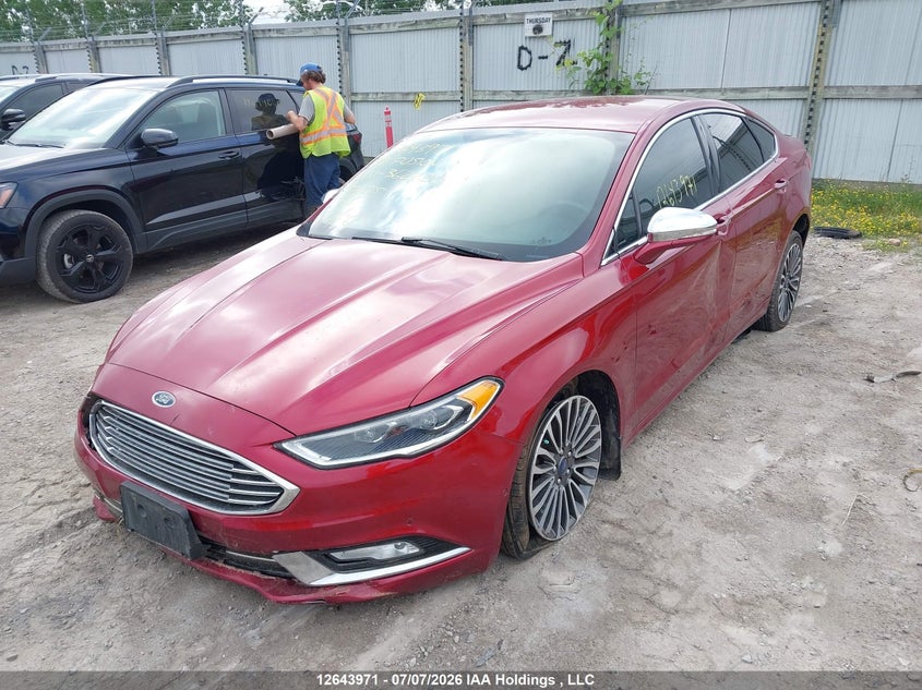 2017 Ford Fusion, Front, IAAI, VIN 3FA6P0D95HR362230 — photo 2