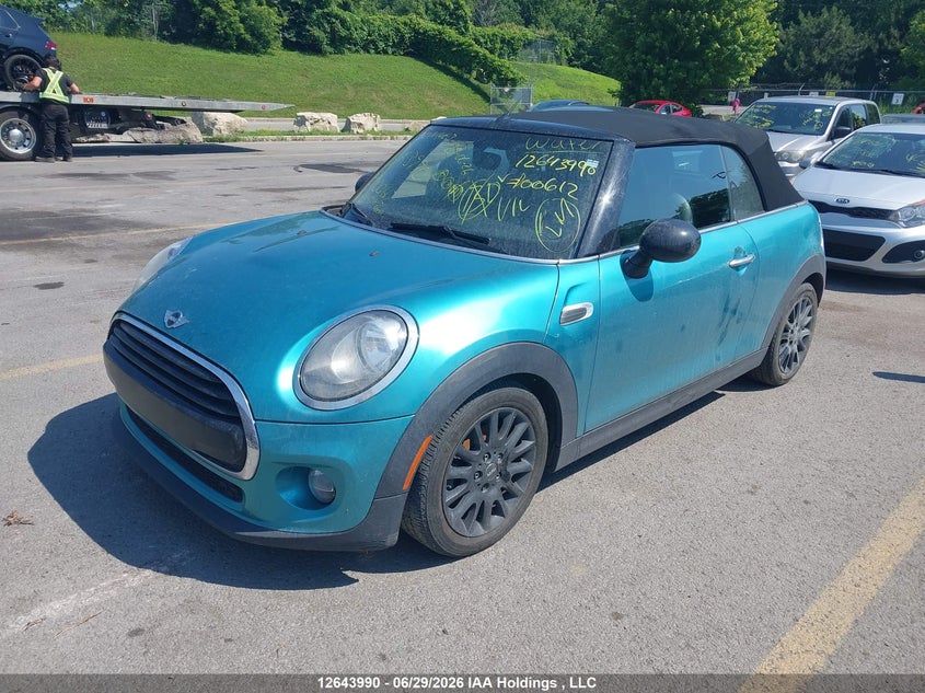 2018 MINI Convertible, Water, IAAI, VIN WMWWG5C53J3D00612 — photo 2