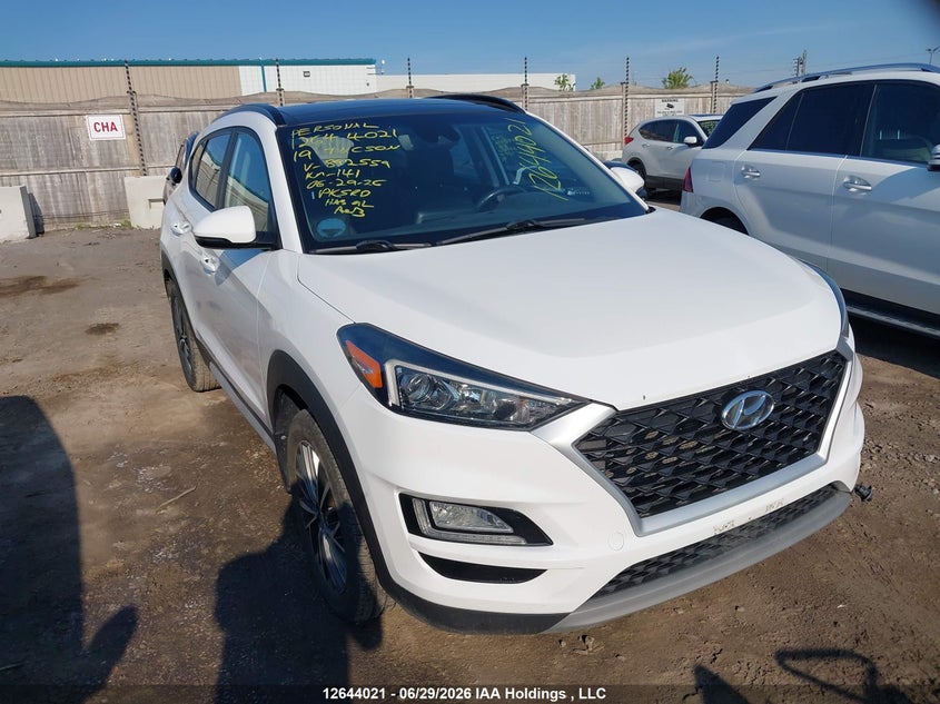 2019 Hyundai Tucson Limited/Sel/Sport/Ultimate/Value/Night VIN: KM8J3CALXKU892559 Lot: 12644021