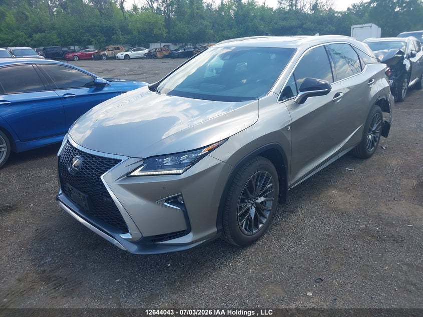 2018 Lexus RX, Rear, IAAI, VIN 2T2BZMCAXJC155989 — photo 2