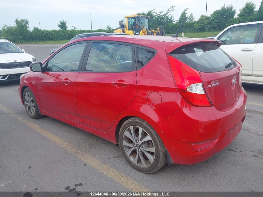 2017 Hyundai Accent Se VIN: KMHCT5AE4HU310034 Lot: 12644046