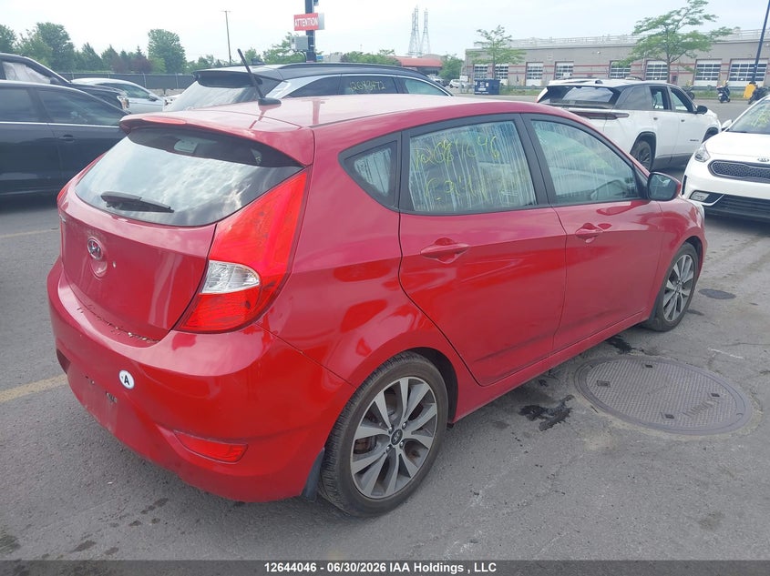 2017 Hyundai Accent Se VIN: KMHCT5AE4HU310034 Lot: 12644046