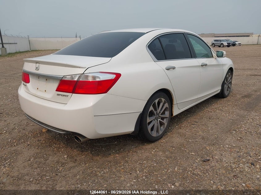Vin: 1hgcr2f51da801507, lot: 3045225, honda accord sport 20134